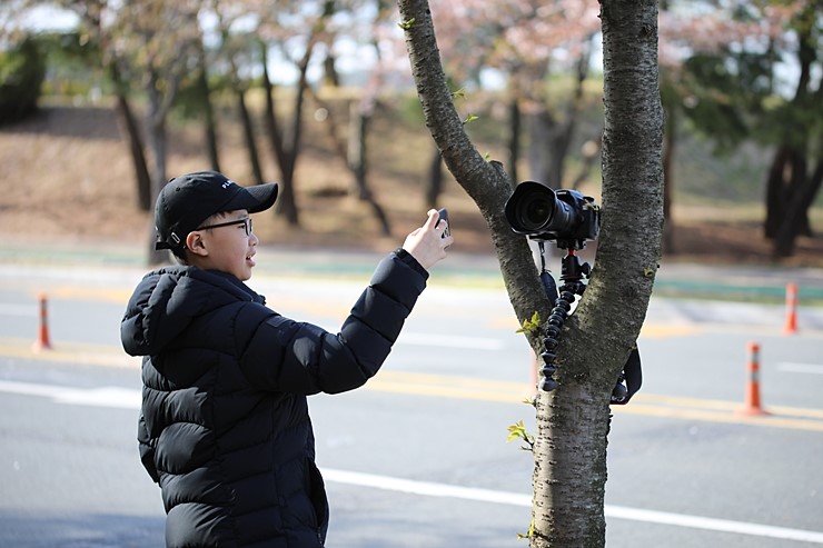 DSLR 거치 가능한 휴대용삼각대 고릴라포드 5K