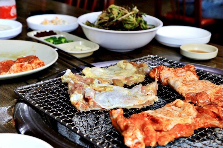 춘천 숯불닭갈비 맛집, 농가닭갈비 본연의 맛 그대로!