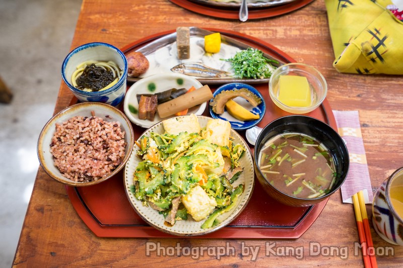 오키나와 자유여행 에미노미세 장수 식단을 맛보다