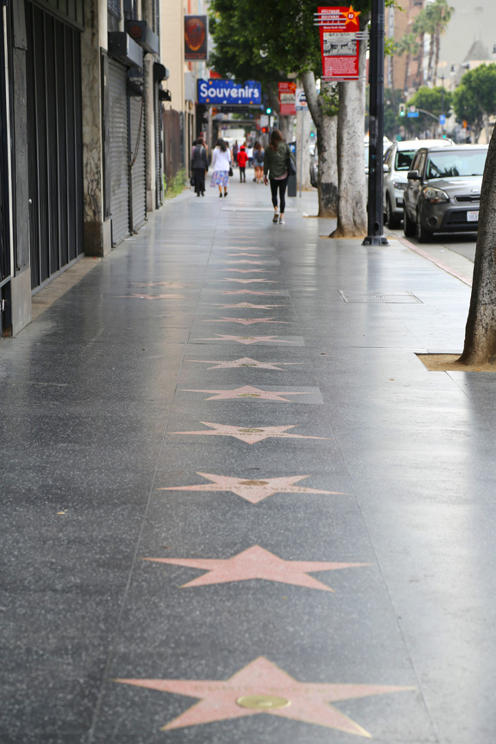 미국 LA를 배경으로 한 영화 <라라랜드>에 나왔던 헐리우드 거리의 벽화 "You Are The Star"
