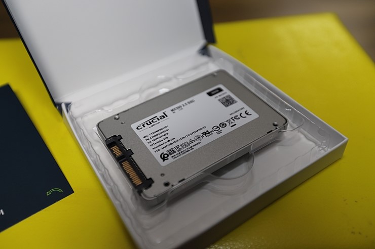 PS4 외장하드 SSD 마이크론 MX500 + 외장SSD용 케이스