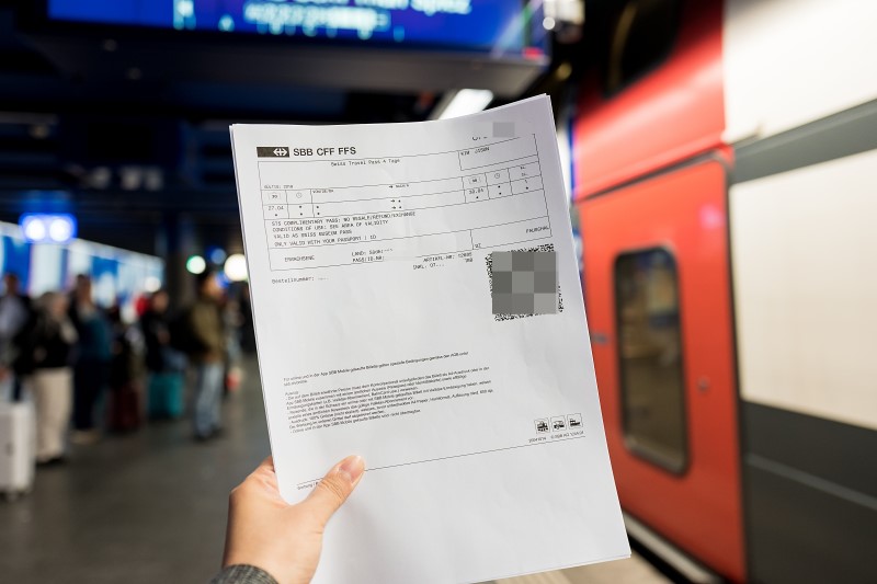 [스위스 여행] 스위스 트래블 패스 구매 방법 및 취리히 공항에서 루체른 열차