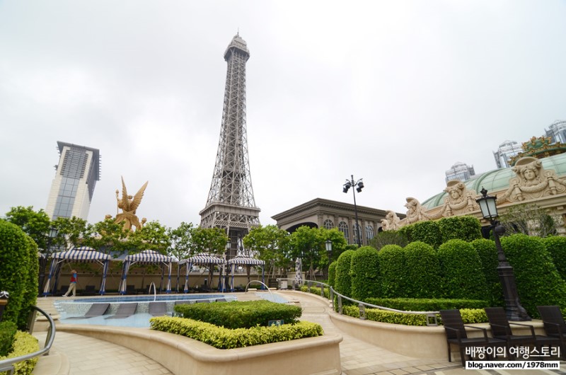더 파리지앵 마카오 호텔 조식 & 곳곳에 파리! 수영장, 에펠탑, 쇼핑몰 모든 것 : 마카오 여행