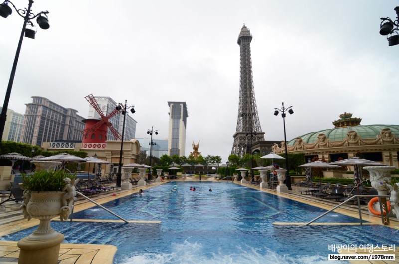 더 파리지앵 마카오 호텔 조식 & 곳곳에 파리! 수영장, 에펠탑, 쇼핑몰 모든 것 : 마카오 여행