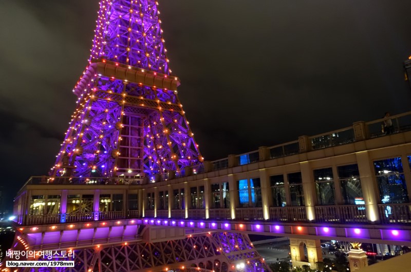 마카오 여행, 더 파리지앵 마카오 에펠탑 전망대 & 라 파리지엔 캬바레 프랑세 쇼 관람