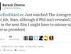 [트위터] 버락 오바마 대통령, 어벤저스 감상후 트윗에...