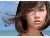 마에다 아츠코, 미니 셔츠 원피스 차림으로 어른의 표정을