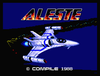 [MSX] ALESTE 오프닝 데모 한글화 Rev.0.9