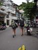 삼륜자전거에 앉아서 바라본 베트남의 거리풍경