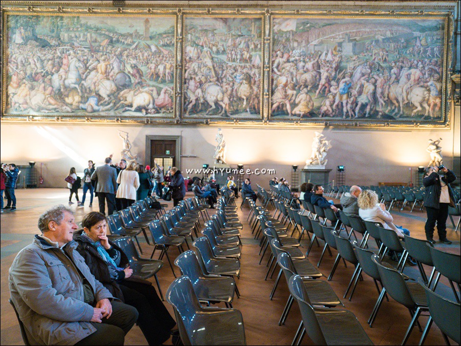 찾아라! 바사리의 메세지! 피렌체 베키오궁 500인의 방 Palazzo Vecchio Salone dei Cinquecento