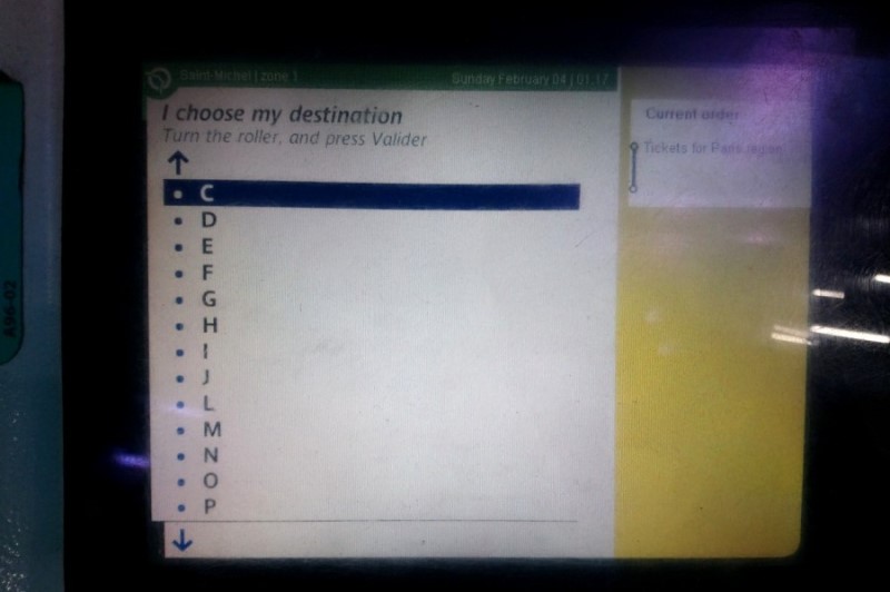[베르사유 자유여행] 파리에서 지하철티켓 구입하는 방법.