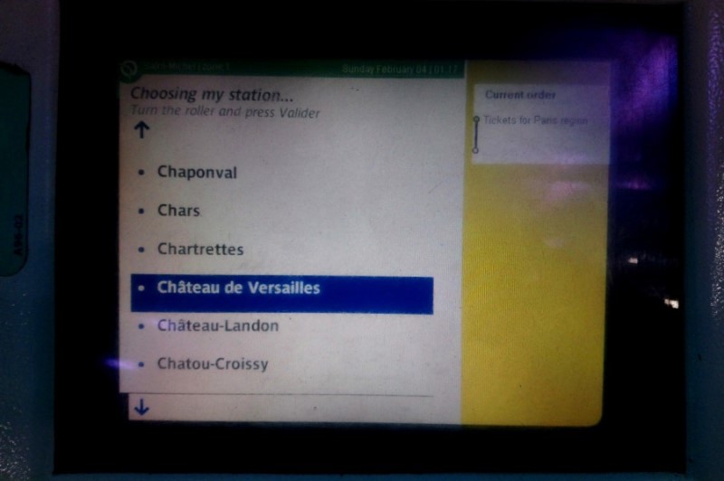 [베르사유 자유여행] 파리에서 지하철티켓 구입하는 방법.