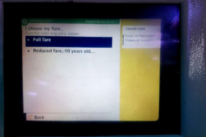 [베르사유 자유여행] 파리에서 지하철티켓 구입하는 방법.