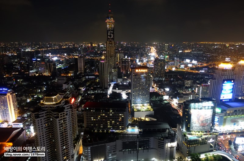 방콕 항공권 예약 팁! 멋진 도심 전망 방콕 루프탑 바 4곳 추천 : 방콕 여행