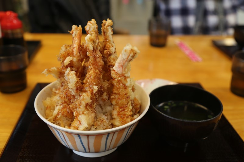 오키나와 자유여행 맛집 해선식당 태양 텐동 맛도 가격도 대박!