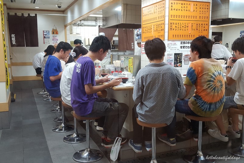 후쿠오카 자유여행 다이묘 맛집 덴뿌라히라오