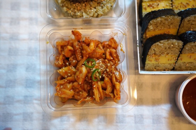 제주도 김만복 김밥 먹어봤어유!