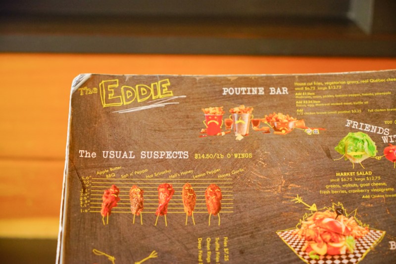 밴프 맛집 푸틴과 햄버거는 The Eddie burger bar