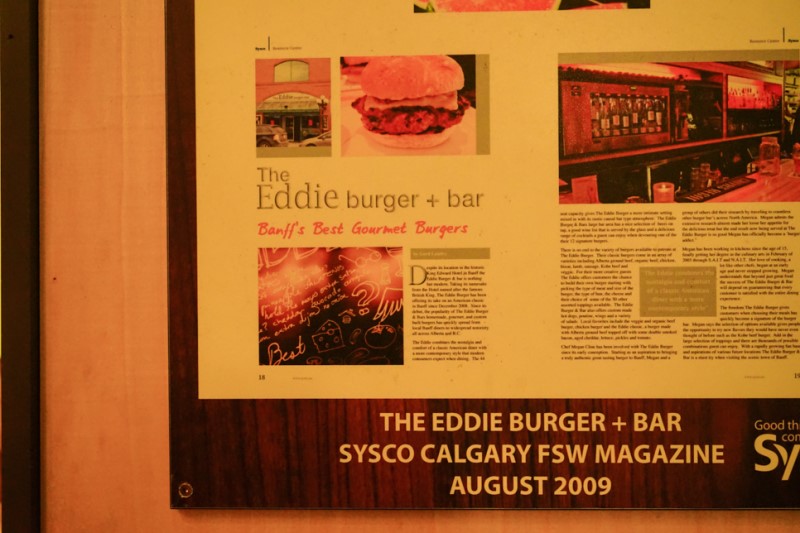 밴프 맛집 푸틴과 햄버거는 The Eddie burger bar