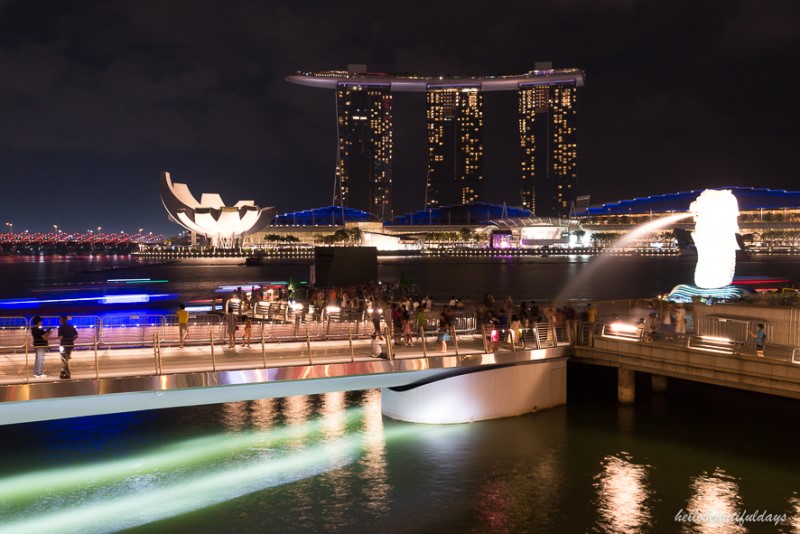 밤이 더 멋진 싱가폴 마리나베이샌즈 호텔