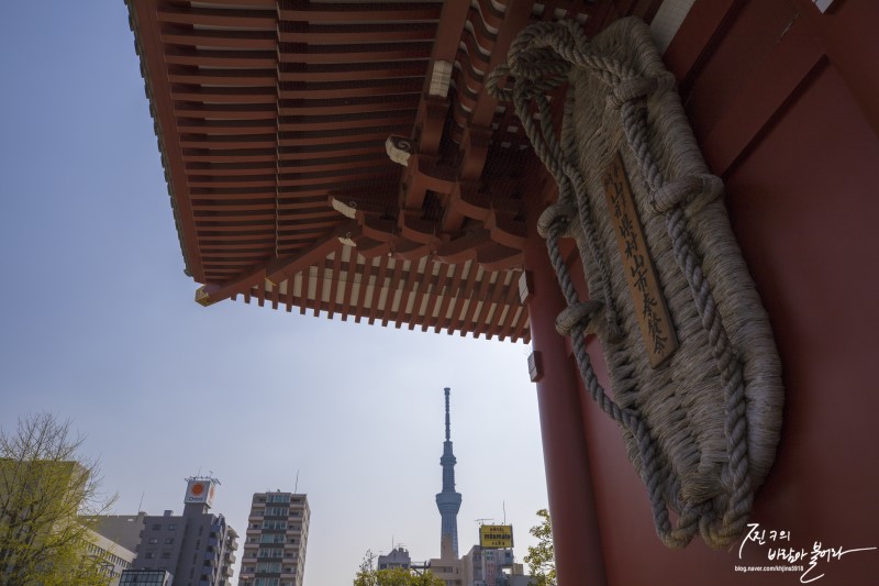 도쿄 아사쿠사 센소지 볼거리 5층 석탑 !
