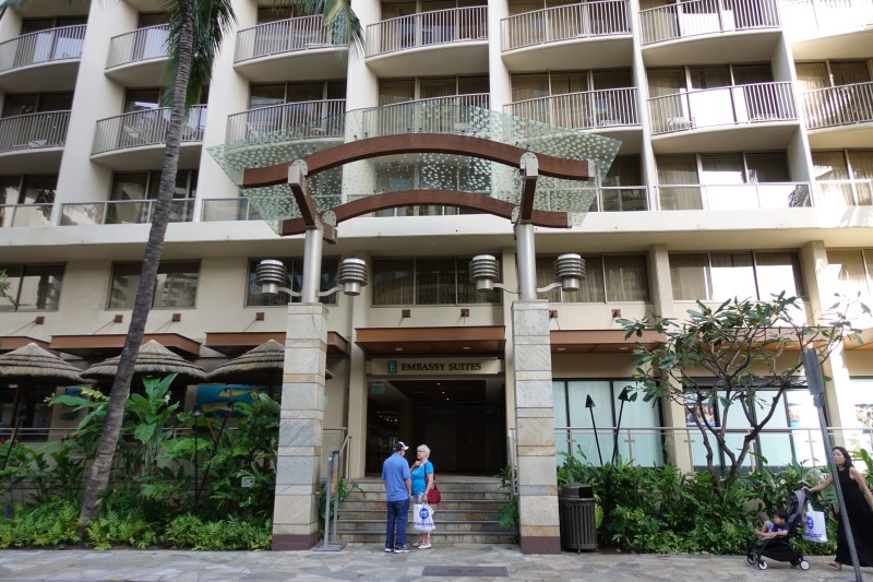 하와이 가족여행 으로 좋은 엠버시 스위트 와이키키 비치 워크 호텔