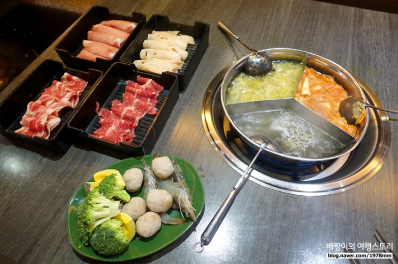 대만 시먼딩 맛집, 원 없이 먹은 무제한 대만 훠궈 천외천 : 대만 여행 리바이벌