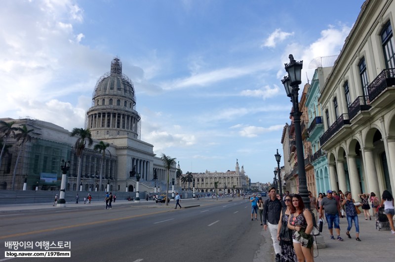 쿠바 자유여행, 올드 아바나 로컬 누비기! 첫 쿠바 친구와 모히토 한 잔!