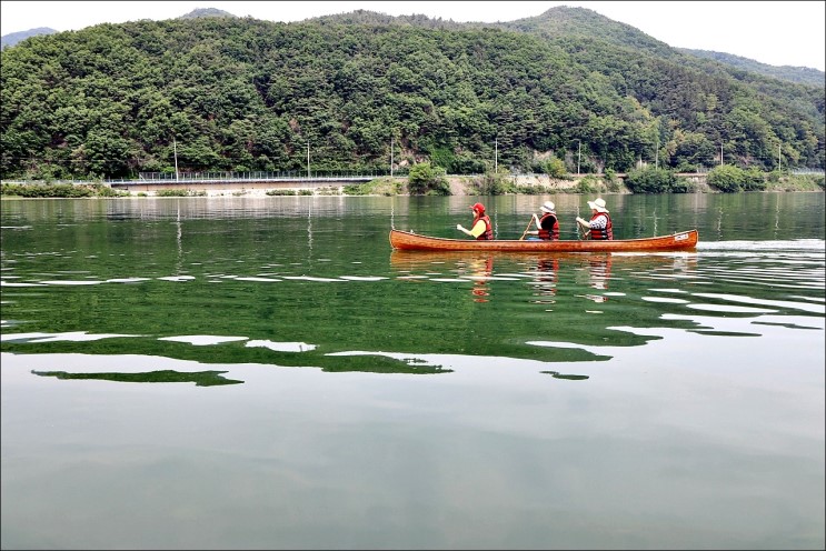 춘천여행, 춘천 의암호 물레길 카누즐기기!