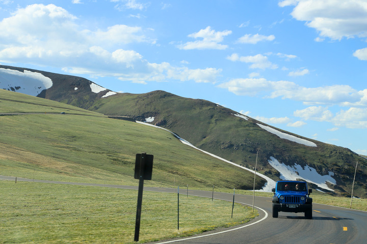 록키마운틴(Rocky Mountain) 국립공원 베어레이크(Bear Lake)와 트레일리지로드(Trail Ridge Road)