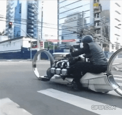 미래형 오토바이
