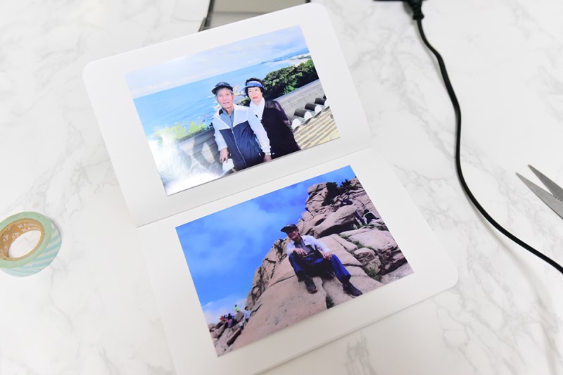 캐논 포토프린터로 간단한 부모님 포토앨범 만들기