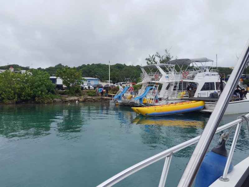 변덕스런 괌 우기 날씨 만끽하며 괌 여행중!