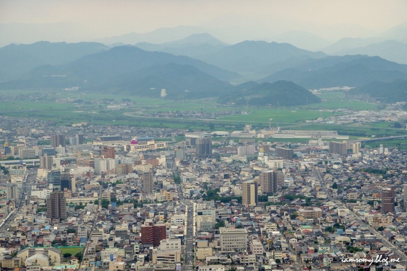 일본 소도시여행, 돗토리 전망좋은곳 규쇼산 돗토리성터 시간여행