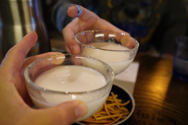 홍대맛집 추천 느린마을양조장! 수제막걸리를 맛 볼수 있는곳!