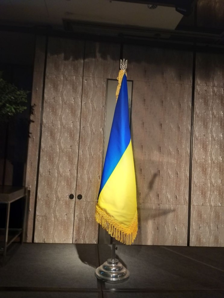 우크라이나 27주년 독립기념리셉션 한류문화단장 민지영 문화알리미 경희애문화