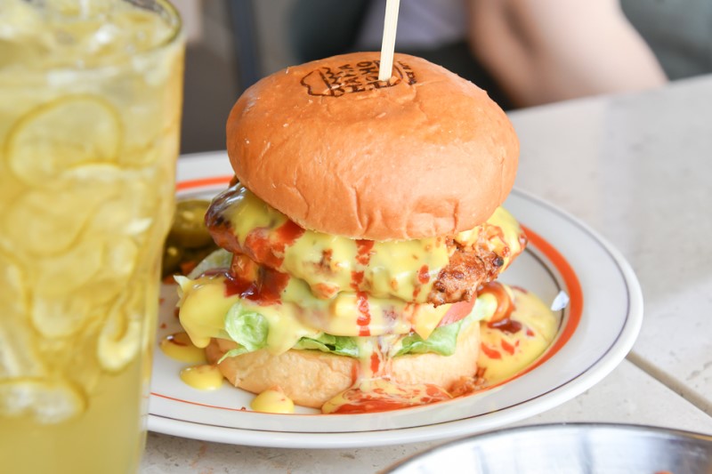 제주 맛집 딱새우 수제버거 하하호호