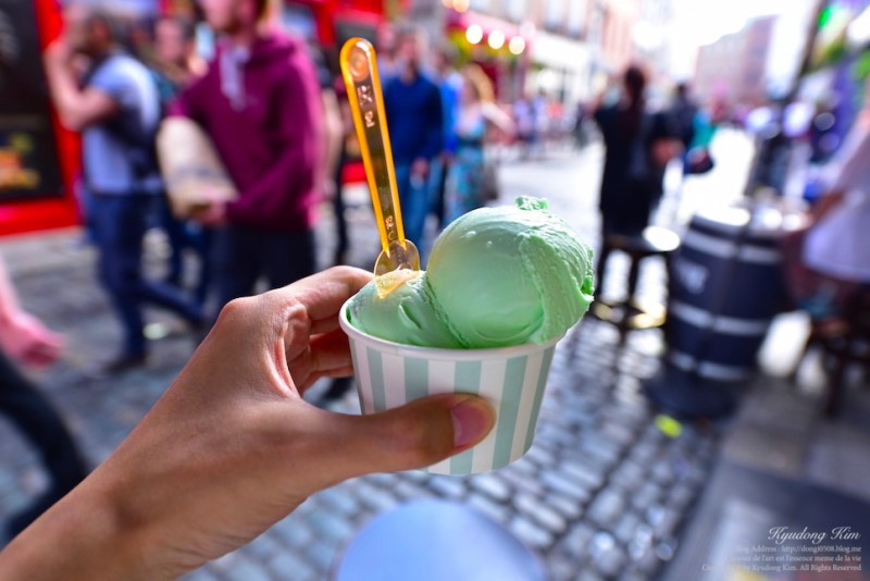 아일랜드 여행에서 먹은 민트초코칩 아이스크림