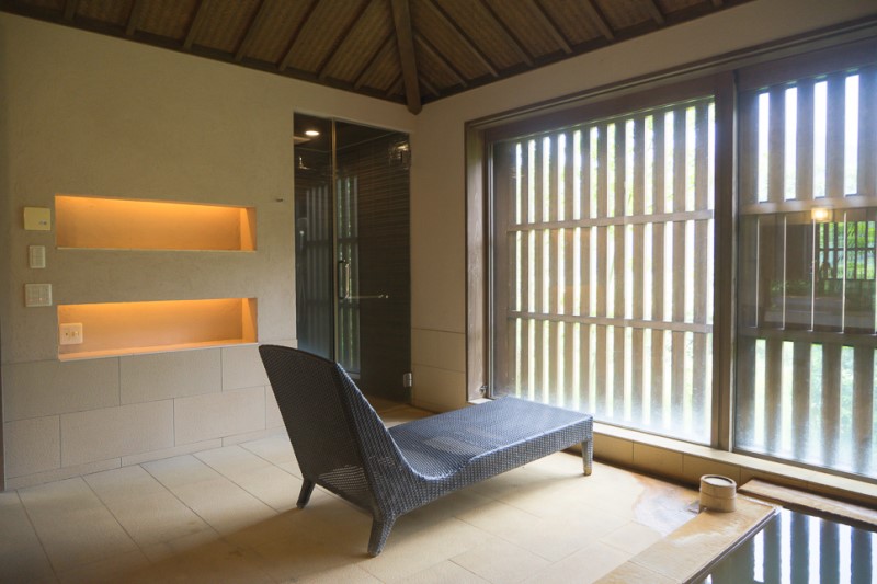 일본료칸여행 유후인 쿠오리테이 별관 객실, 온천시설