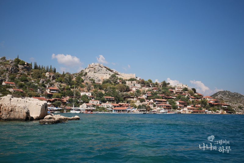 터키여행 지중해 속 케코바섬 보트투어 + 지도