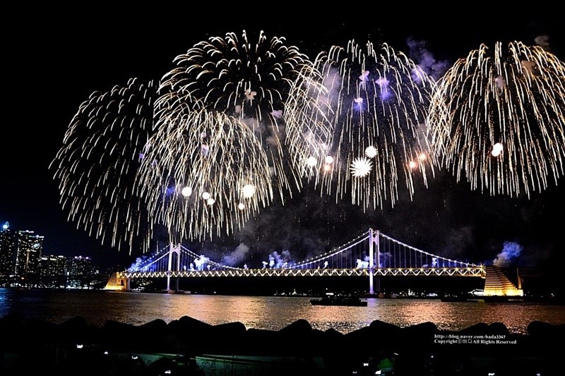 제14회 부산불꽃축제, 장소, 일시, 교통통제