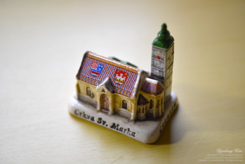 자그레브 여행, 성 마르코 성당 기념품 쇼핑한 것