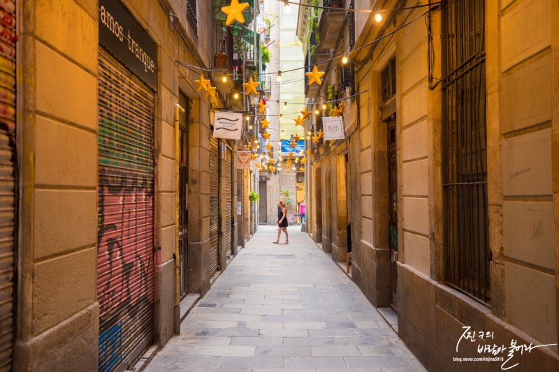 바르셀로나 고딕지구+람블라스 거리+츄레리아 !