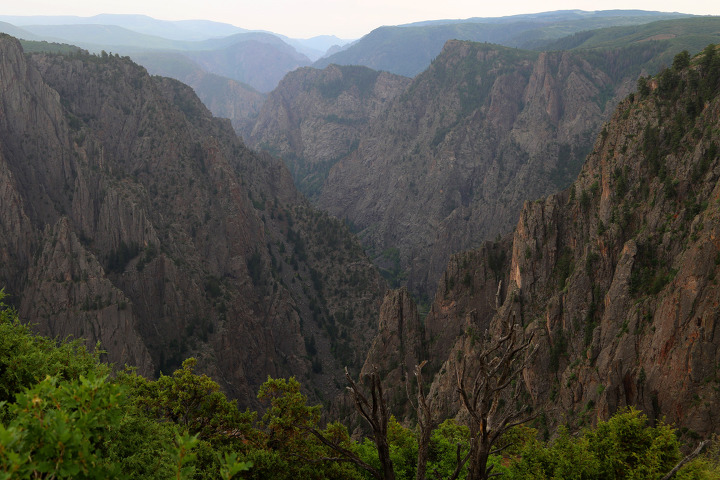 블랙캐년(Black Canyon) 국립공원 뷰포인트들을 구경하고, 다시 록키산맥을 넘어 콜로라도 동쪽으로