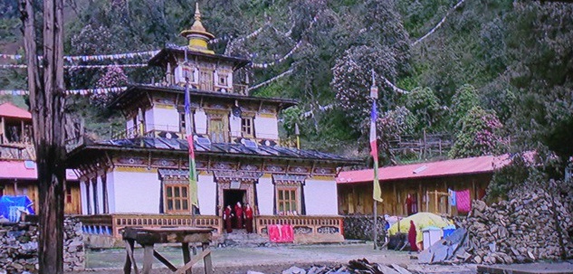  네팔,마나슬루 깊은 산속의 사원  5~2