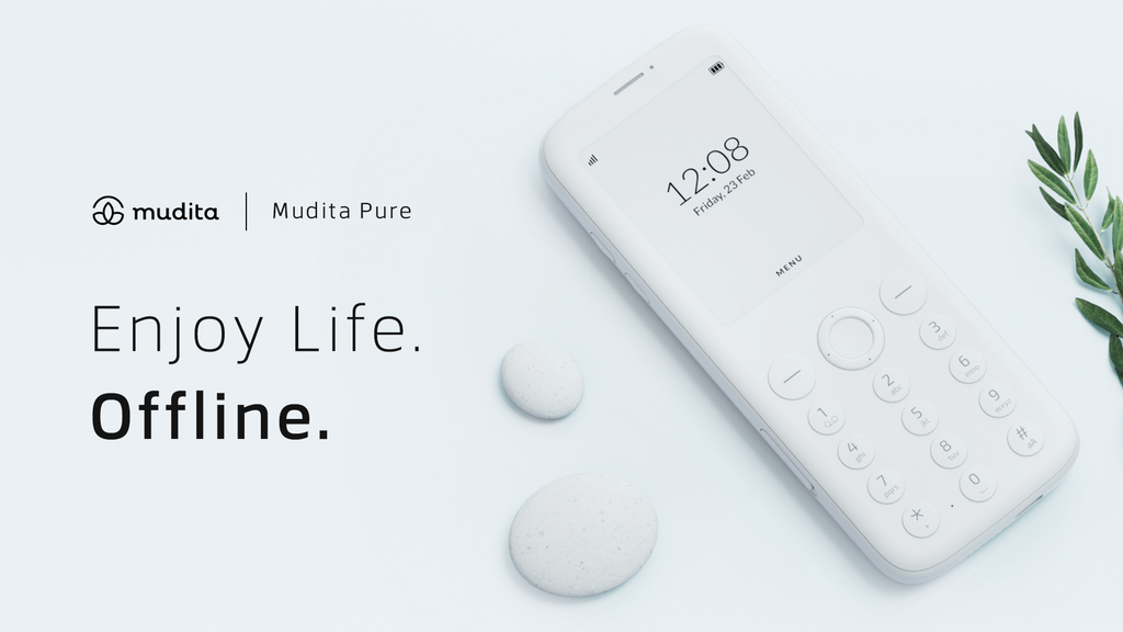 게임 회사 사장이 만든 전자잉크 휴대폰, 무디타 퓨어(Mudita Pure)