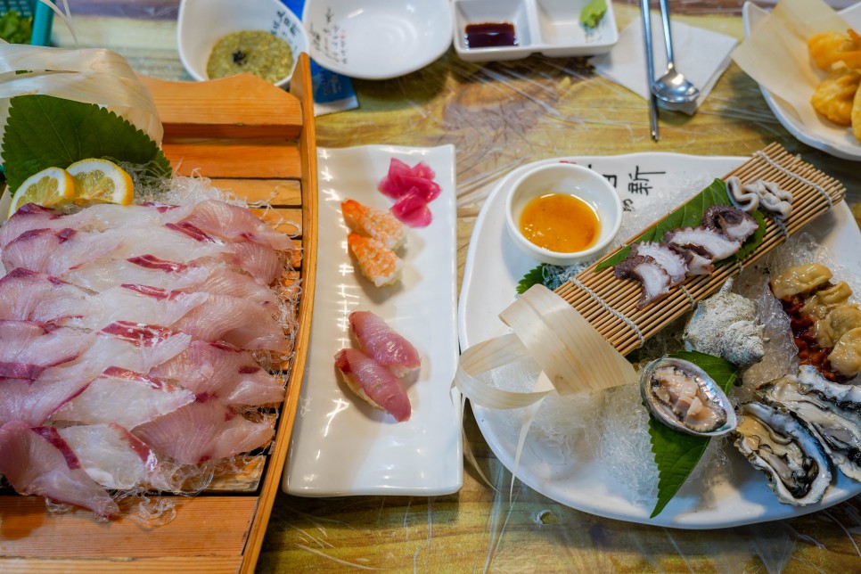 제주 도두항맛집 해녀와바다 이호테우 근처 횟집