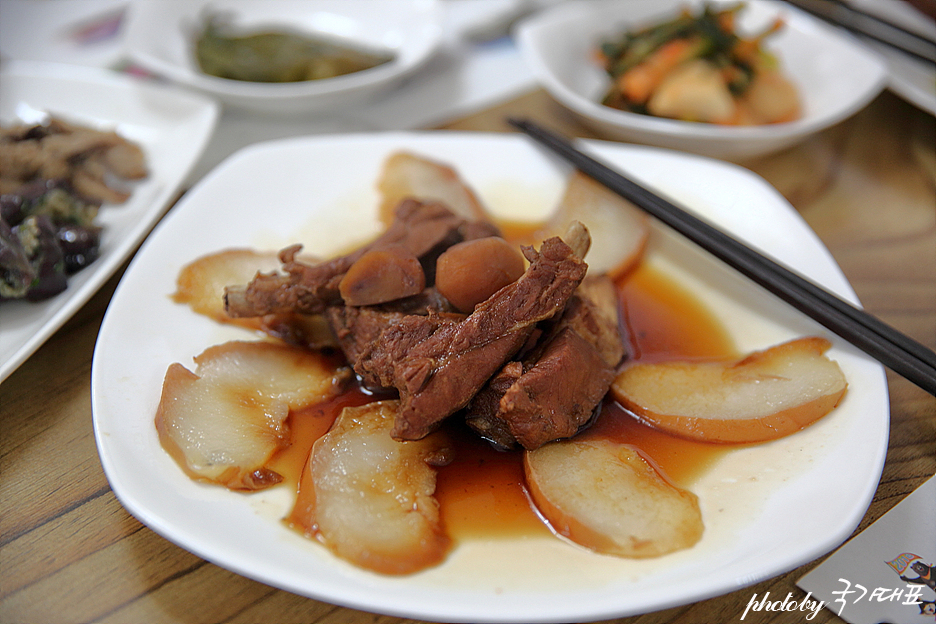 공주 미더유 시장정육점식당 육회비빔밥&공주 미마지