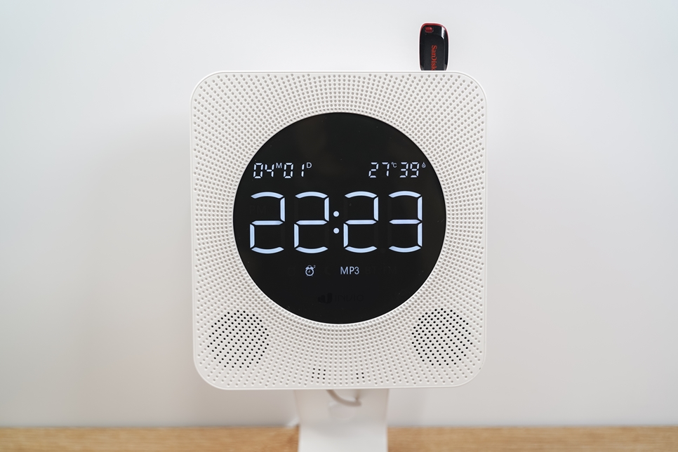 벽걸이LED시계 인비오 WM-CLOCK01 온습도계 탑재