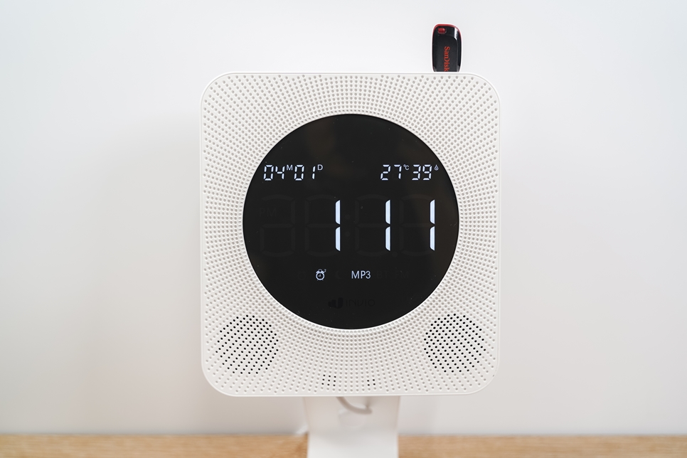 벽걸이LED시계 인비오 WM-CLOCK01 온습도계 탑재